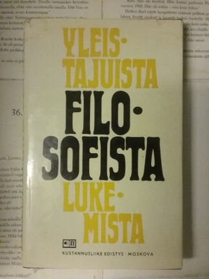 Yleistajuista filosofista lukemista (sid.)