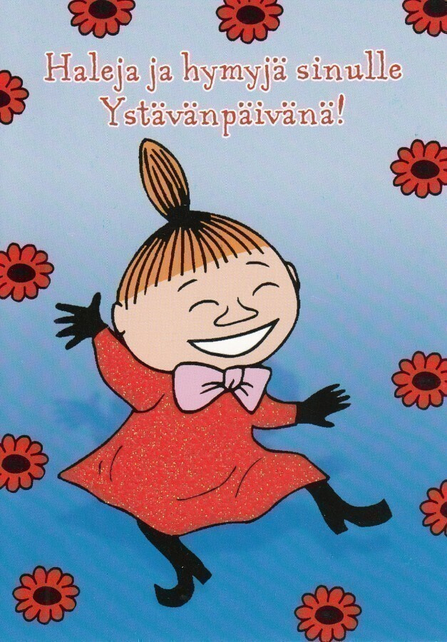 Muumit Pikku Myy ystävänpäiväterveiset