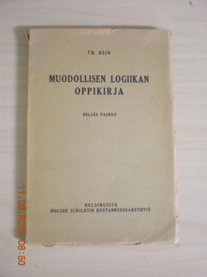 Th. Rein: Muodollisen logiikan oppikirja