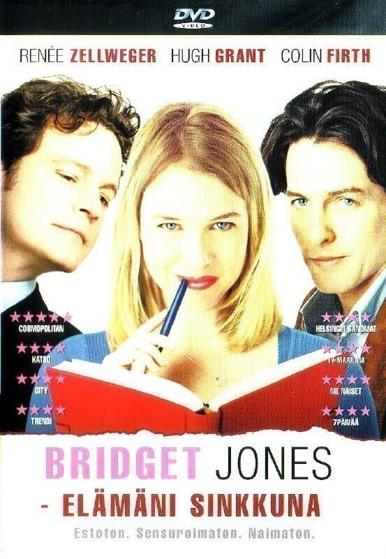 dvd, Bridget Jones - Elämäni sinkkuna (Bridget Jones's Diary