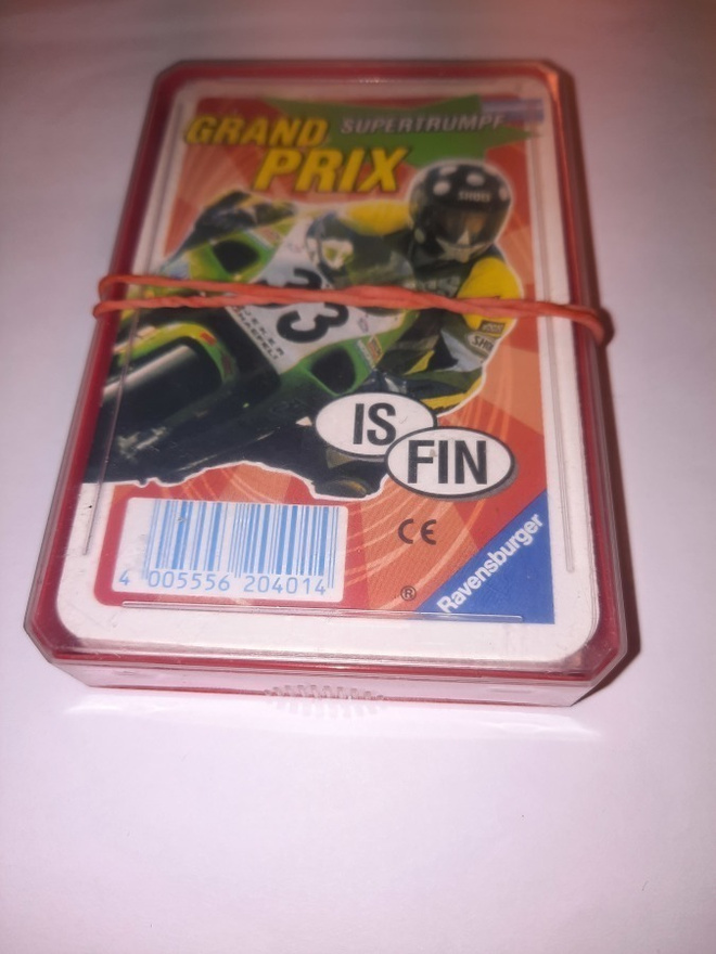 Ravensburger Supertrumpf Grand Prix pelikortit