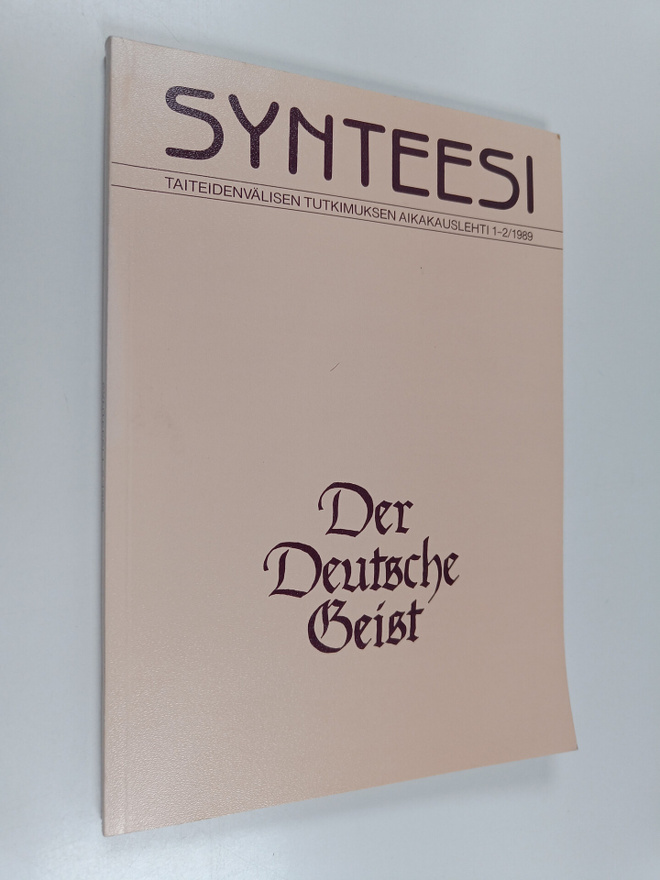 Synteesi : taiteiden välisen tutkimuksen aikakauslehti 1-...