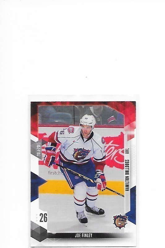 2014-15 Hamilton Bulldogs #6 Joe Finley HIFK farmi