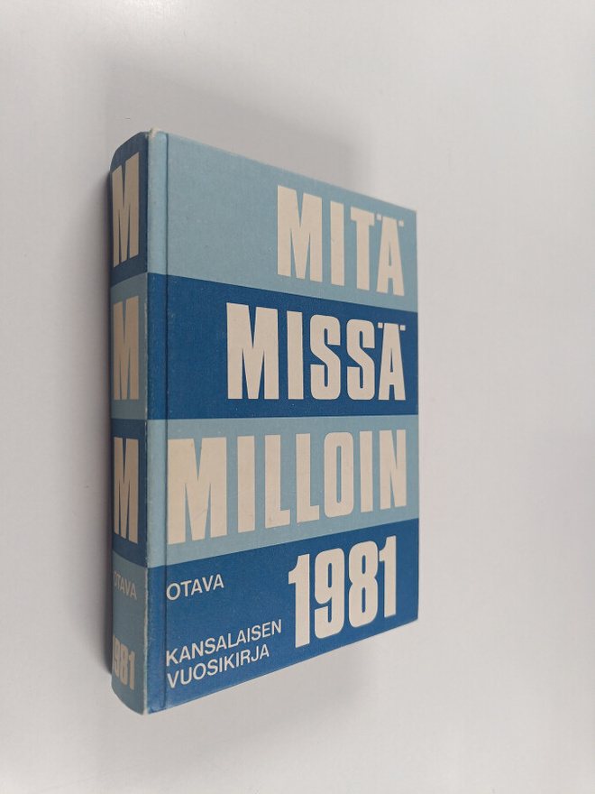 Mitä missä milloin 1981 : kansalaisen vuosikirja