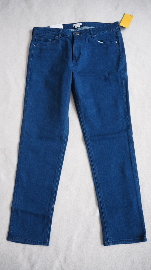 H&M Slim Fit farkut, koko 44, siniset, UUDET