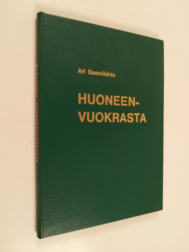 Ari Saarnilehto : Huoneenvuokrasta