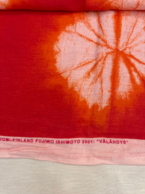marimekko fujiwo ishimoto ”välähdys” 2001 kangas, yli 4,5 m