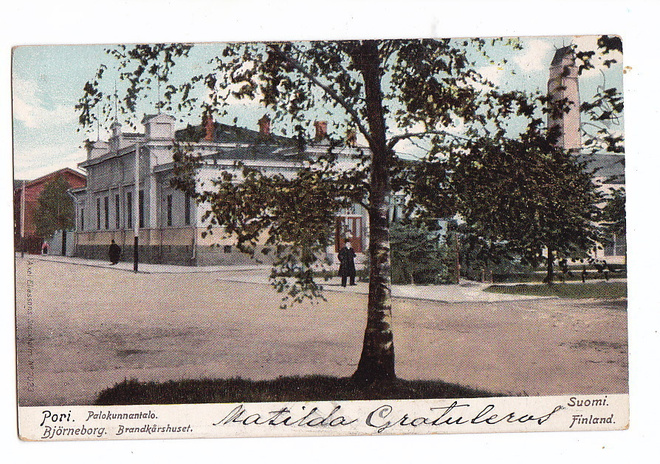 VANHA Postikortti Pori ennen 1905