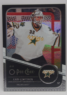2011-12 O-pee-chee Rainbow black border Kari Lehtonen /100