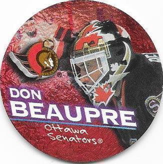1995-96 NHL Pogs #200 Don Beaupre Ottawa Senators MV