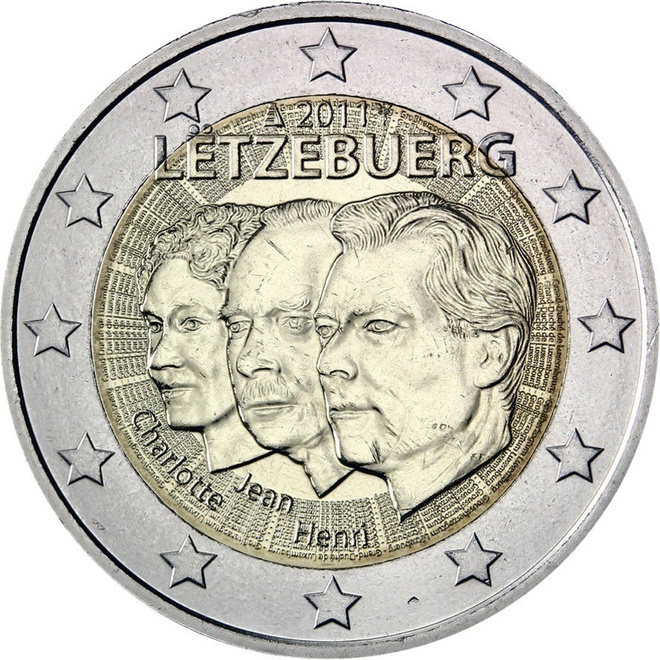 ** LUXEMBURG 2€ 2011 Jean pillerissä **