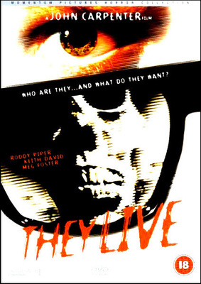 Pahan Kehä - They Live, John Carpenter 1988 SUOMI TXT -- DVD