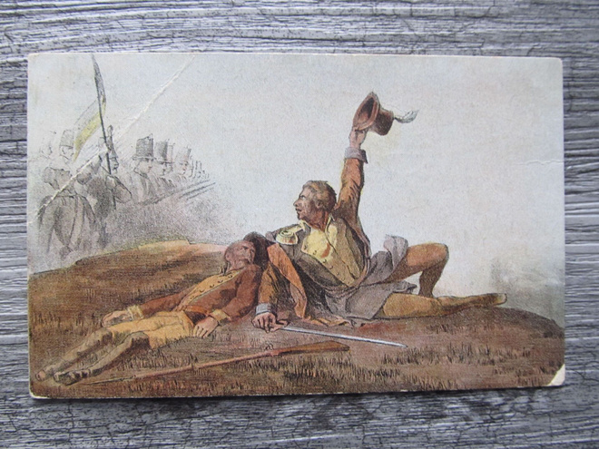 LUUTNANTTI ZIDEN....muistokortti sodasta 1808-1809.