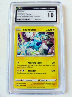 Thundurus Chilling Reing 052/198 CGC 10