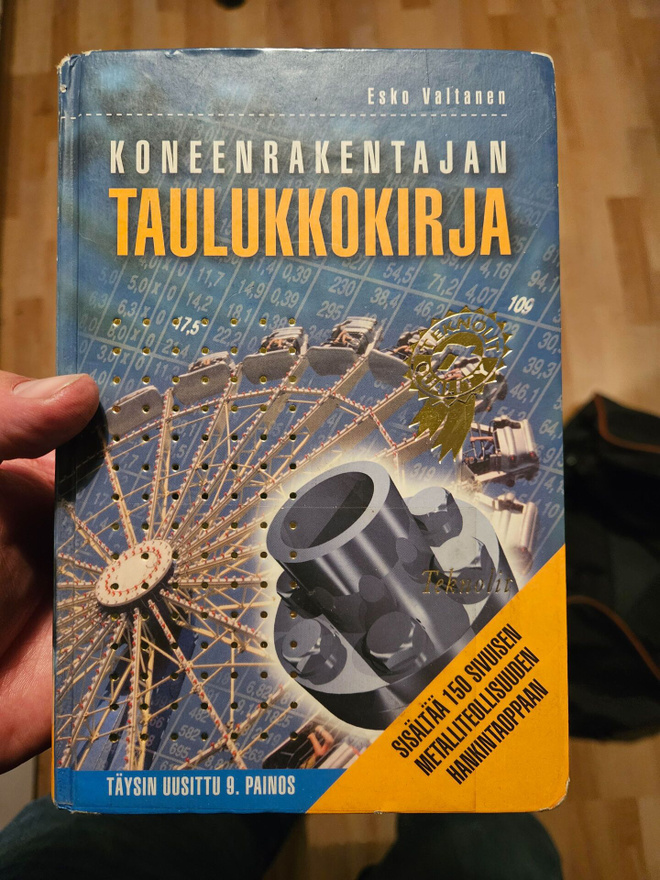 Koneenrakentajan taulukkokirja