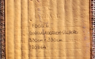 KASTHALL 3.3m×3.3m, "Fogg 6", Gunilla Lagerhem Ullberg