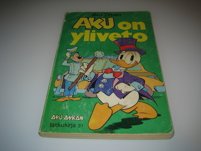 Aku Ankan Taskukirja 31: Aku On Yliveto 1p