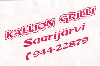 Saarijärvi, Kallion  Grilli ,  s63