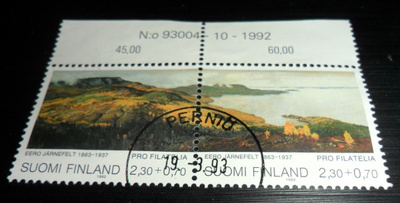 LaPe 1199-1200 LOISTO ENSIPÄIVÄ LEIMA PERNIÖ 19-3-93