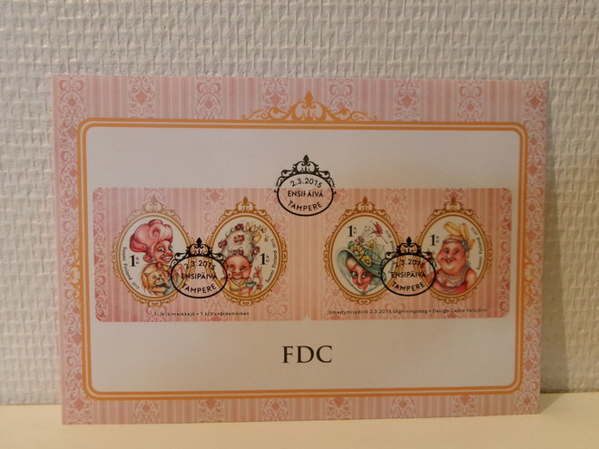 FDC- ensipäiväkuori - Kerro kerro kuvastin - 2015