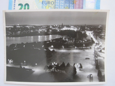 VANHA Valokuva Postikortin Malli Helsinki 1950-l