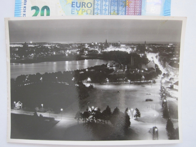 VANHA Valokuva Postikortin Malli Helsinki 1950-l