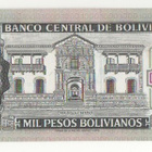 Bolivia 1000 Pesos, pakkasileä. 1982. - pikkukuva 2