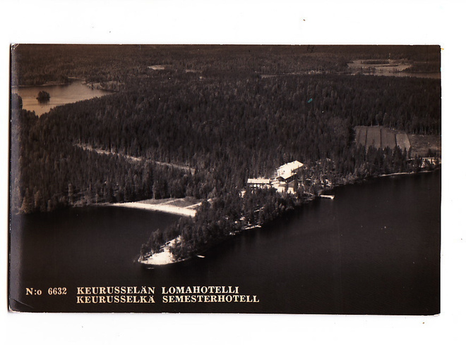 VANHA Postikortti Keurusselkä Keuruu 1959 Karhumäki