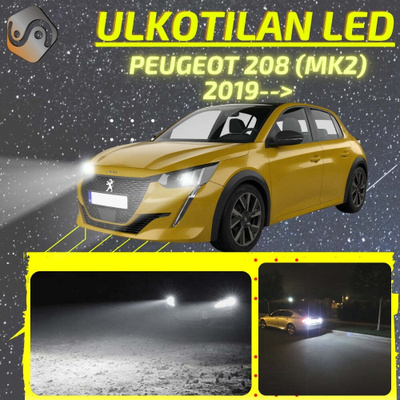 208 (MK2) 2019--> Ulkoiset LED -valot