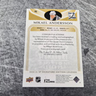 Mikael Andersson 2020-21 SP Legends Auto - pikkukuva 2
