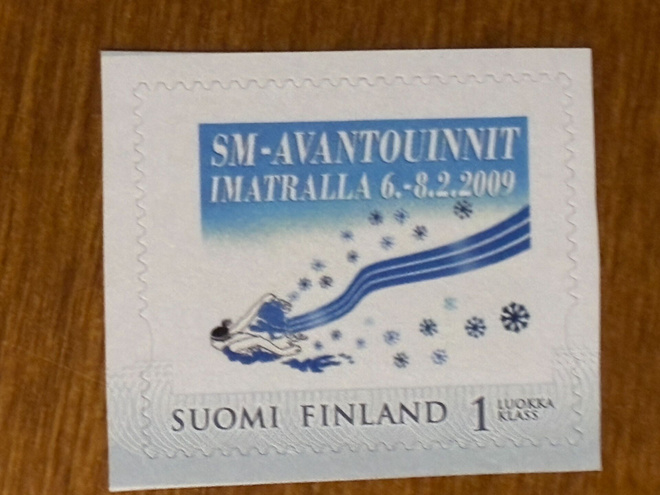 OMAKUVAMERKKI IMATRA AVANTOUINNIN SM 2009**