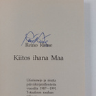 Reino Rinne : Kiitos ihana Maa : uforismeja ja muita päiv... - pikkukuva 3