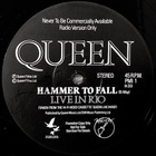 QUEEN: Hammer to Fall (Live in Rio) 12" - pikkukuva 2