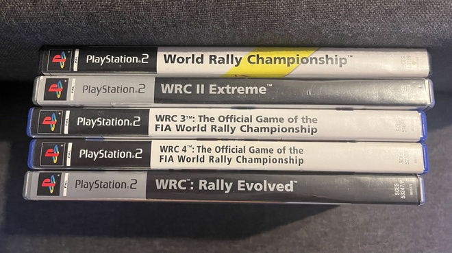 WRC PS2-Pelejä