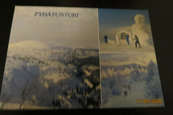PYHÄTUNTURI 1990 KULKENUT KORTTI