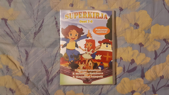 SUPERKIRJA osat 7-9 dvd 1981 Suomeksi puhuttu