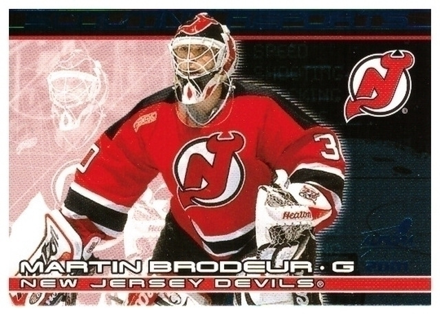 MARTIN BRODEUR Devils 00-01 Aurora Scouting Report #13
