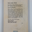 William Johnston : Sorry vaan, Pomo - pikkukuva 2