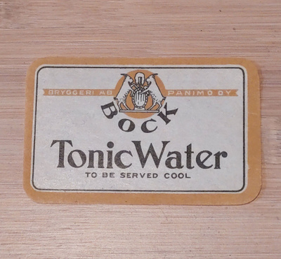 BOCK  Tonic water etiketti