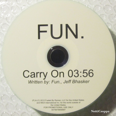 FUN. • Carry On PROMO CDr-Single