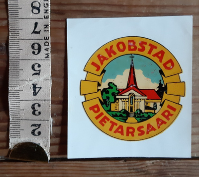 Jakobstad Pietarsaari matkamuisto tarra