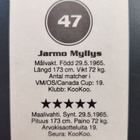 1993 Semic #47 Jarmo Myllys - pikkukuva 2