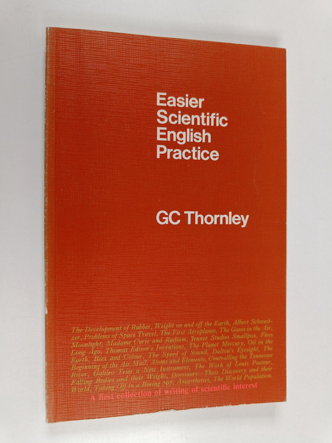 G. C. Thornley : Easier scientific English practice