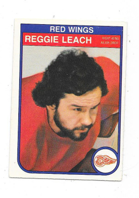 1982-83 OPC #90 Reggie Leach , Detroit Red Wings