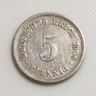 Saksa 5 Pfennig 1908G - pikkukuva 1