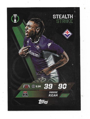 25-26 Topps Match A Stealth #457 Moise Kean , Fiorentina