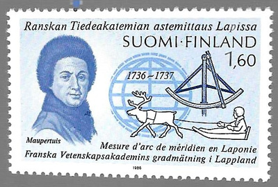 1986 1,60 MK LAPIN ASTEMITTAUSRETKIKUNTA POSTITUOREENA