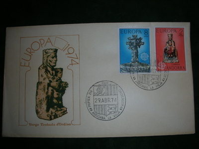 Andorra ensipäiväkuori 1974