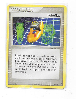 2003 Pokemon kortti # PokeNav (83/100) HOLO