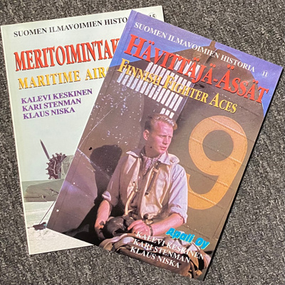 Finnish Fighter Aces ja Meritoimintakoneet - kirjat